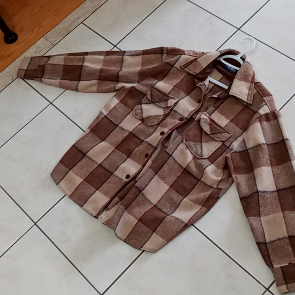 Flannel wool brewster dry clean only rn 20693